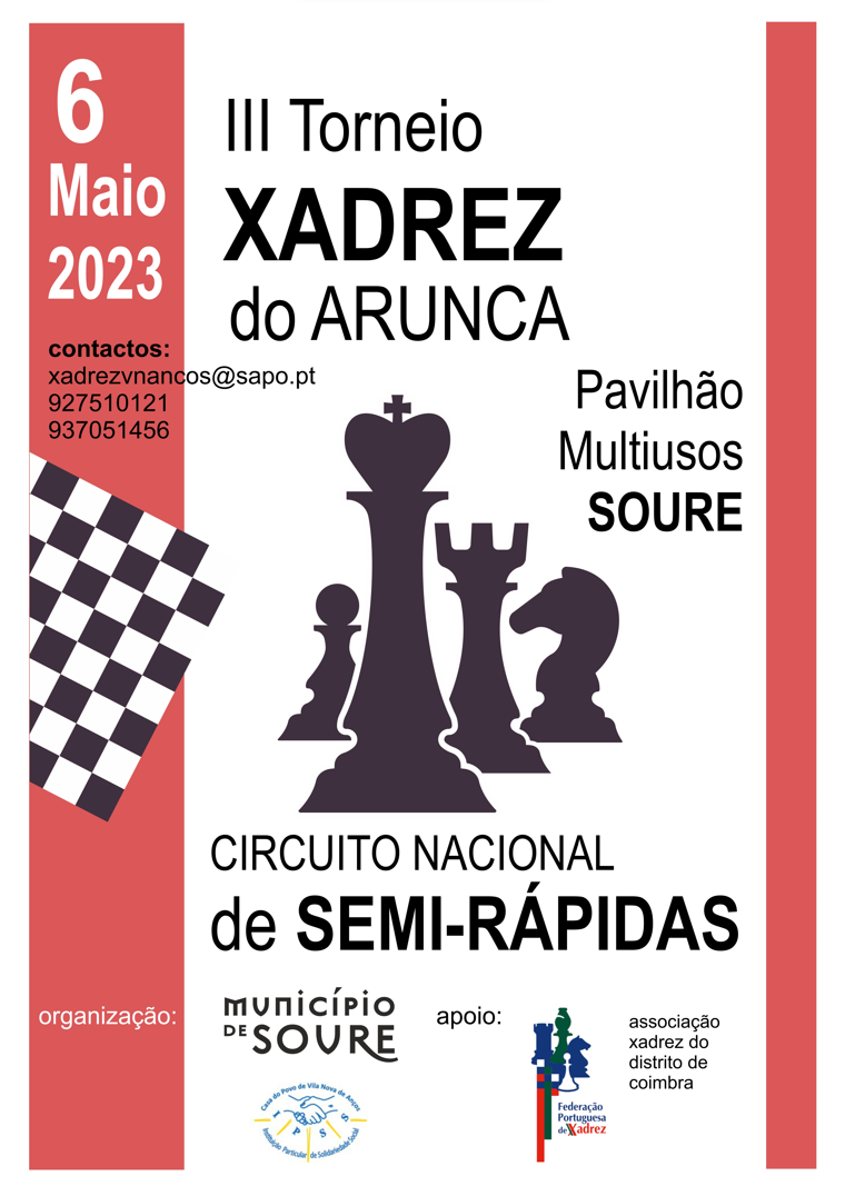 Torneios de xadrez e de damas regulamento