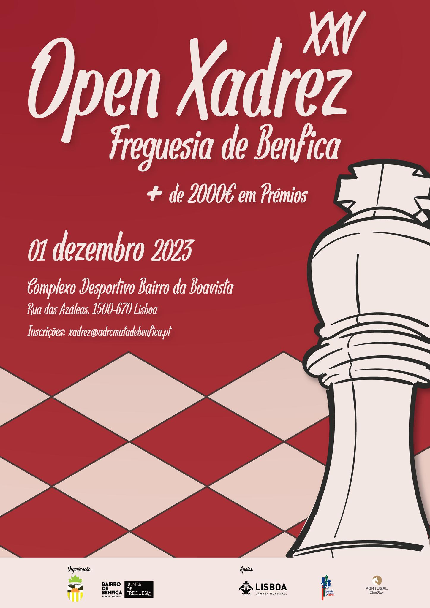 24º Open de Xadrez – jf-benfica